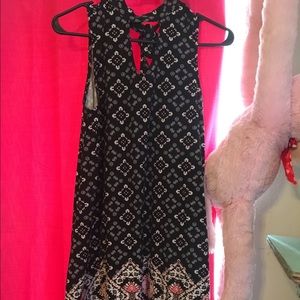 Navy Blue flower dress